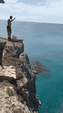 The best GIFs are on GIPHY. . Falling off a cliff gif